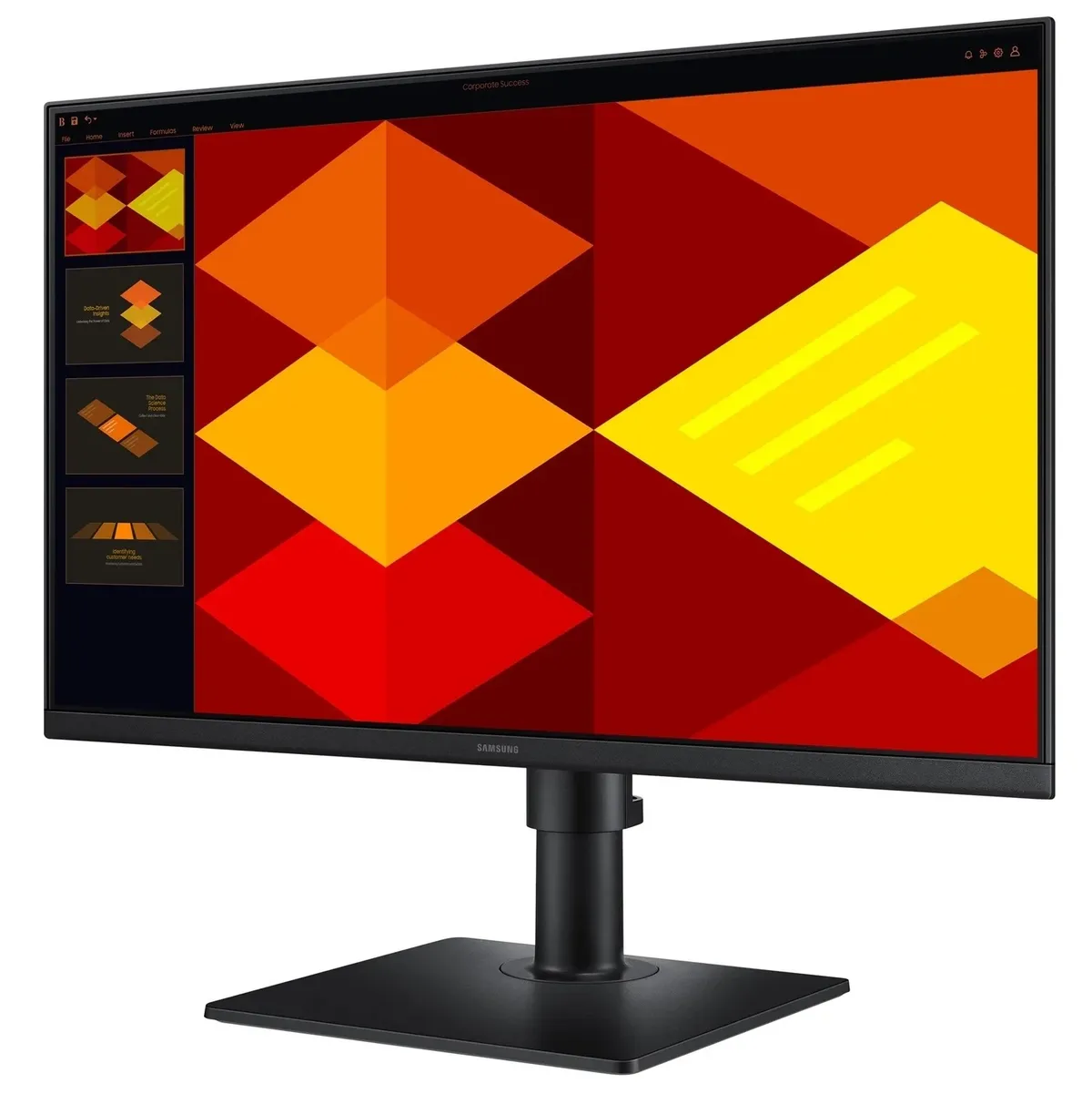 Монiтор Samsung 24" LS24D400G (LS24D400GAIXUA) IPS Black 100Hz - мініатюра 4