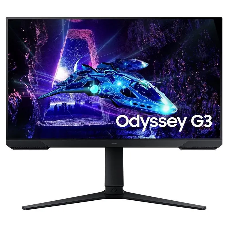 Монiтор Samsung 24" Odyssey G3 LS24DG300 (LS24DG300EIXUA) VA Black 180Hz - зображення 1