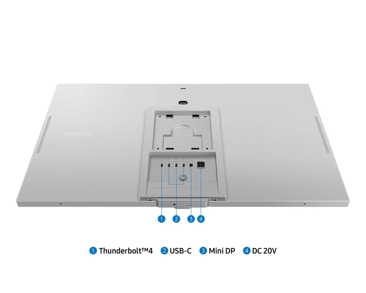 Монiтор Samsung 27" ViewFinity S90PC Silver (LS27C902PAZXUA) IPS - мініатюра 14