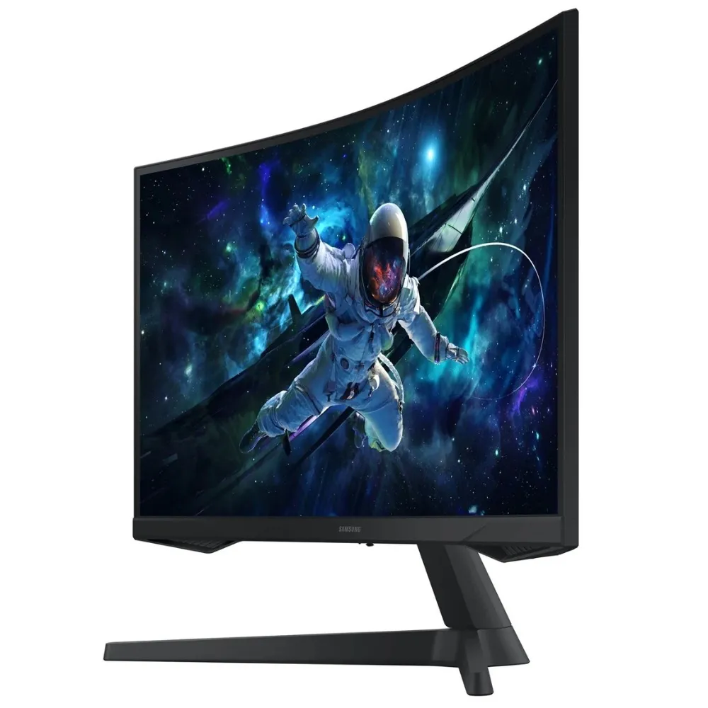 Монiтор Samsung 27" Odyssey G5 S27CG550 Black (LS27CG550EIXUA) VA Black Curved 165Hz - мініатюра 3
