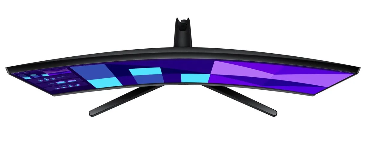 Монiтор Samsung 27" Essential S3 S27D390G (LS27D390GAIXUA) VA Black Curved 100Hz - мініатюра 5