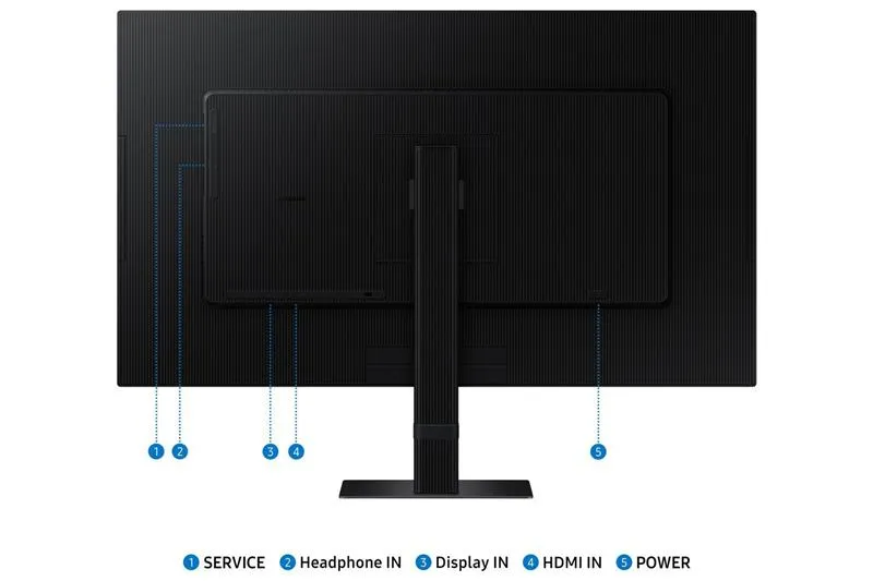 Монітор Samsung 27" ViewFinity S7 (LS27D700EAIXUA) IPS Black - мініатюра 11