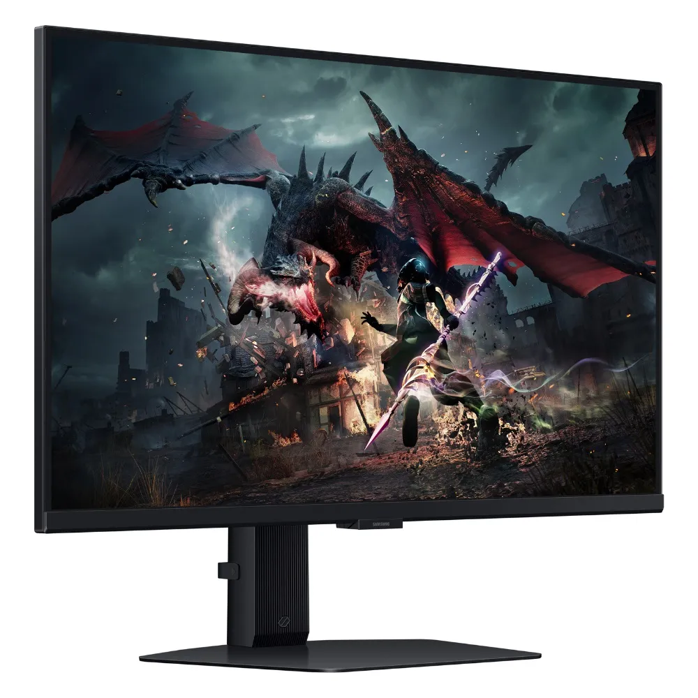 Монiтор Samsung 27" Odyssey G5 LS27DG500 (LS27DG500EIXUA) IPS Black 180Hz - мініатюра 2