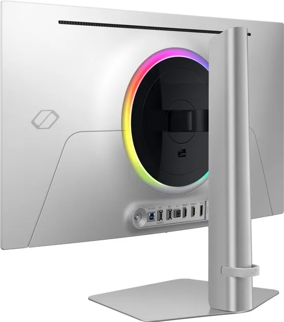 Монiтор Samsung 27" Odyssey G6 LS27DG600 (LS27DG600SIXUA) OLED Silver 360Hz - мініатюра 11