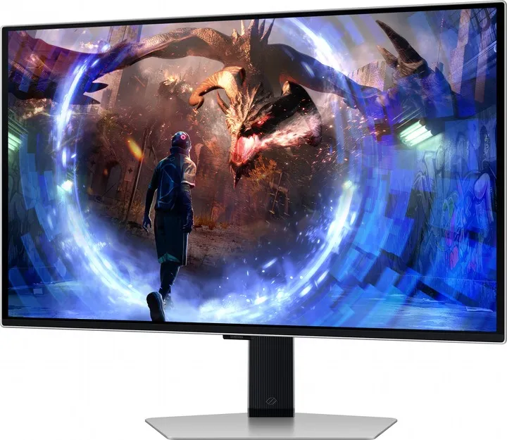 Монiтор Samsung 27" Odyssey G6 LS27DG600 (LS27DG600SIXUA) OLED Silver 360Hz - мініатюра 3
