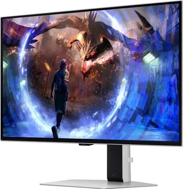 Монiтор Samsung 27" Odyssey G6 LS27DG600 (LS27DG600SIXUA) OLED Silver 360Hz - мініатюра 5