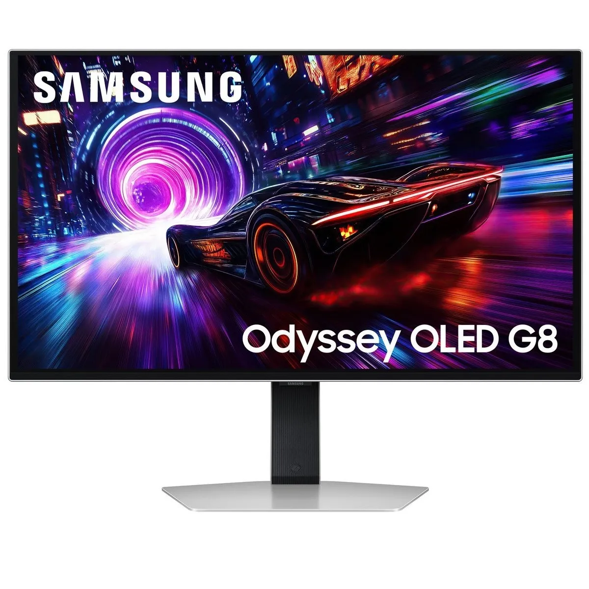 Монітор Samsung 27" Odyssey G8 G81SF (LS27FG812SIXUA) OLED Silver 240Hz - зображення 1