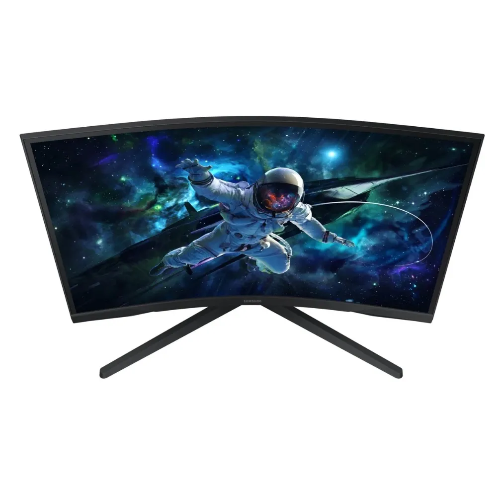 Монiтор Samsung 32" Odyssey G5 S32CG550 Black (LS32CG550EIXUA) VA Black - мініатюра 4