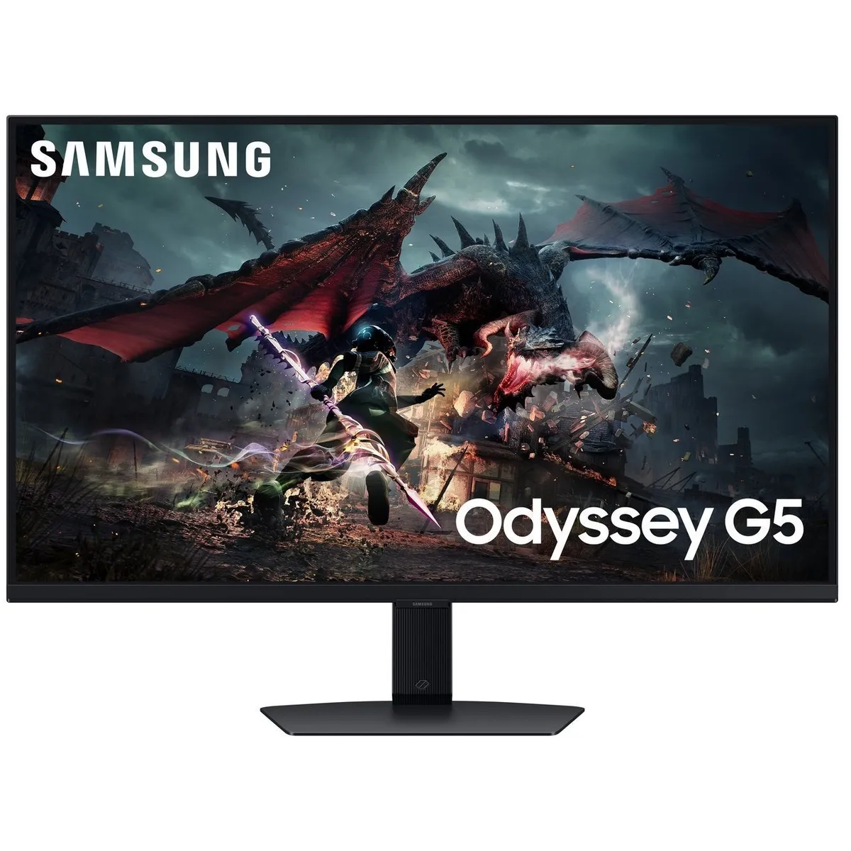 Монiтор Samsung 32" Odyssey G5 LS32DG500 (LS32DG500EIXUA) IPS Black 180Hz - зображення 1