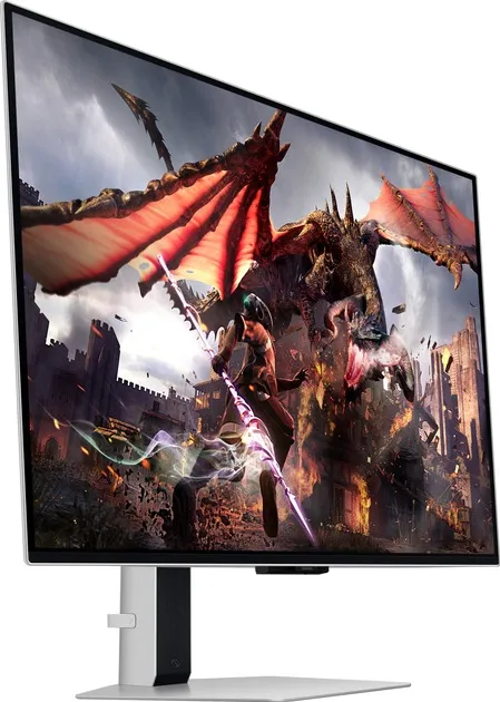 Монітор Samsung 32" Odyssey G80SD (LS32DG800SZXUA) OLED Black Curved 240Hz - мініатюра 7