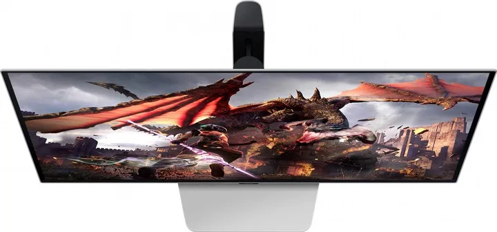 Монітор Samsung 32" Odyssey G80SD (LS32DG800SZXUA) OLED Black Curved 240Hz - мініатюра 8