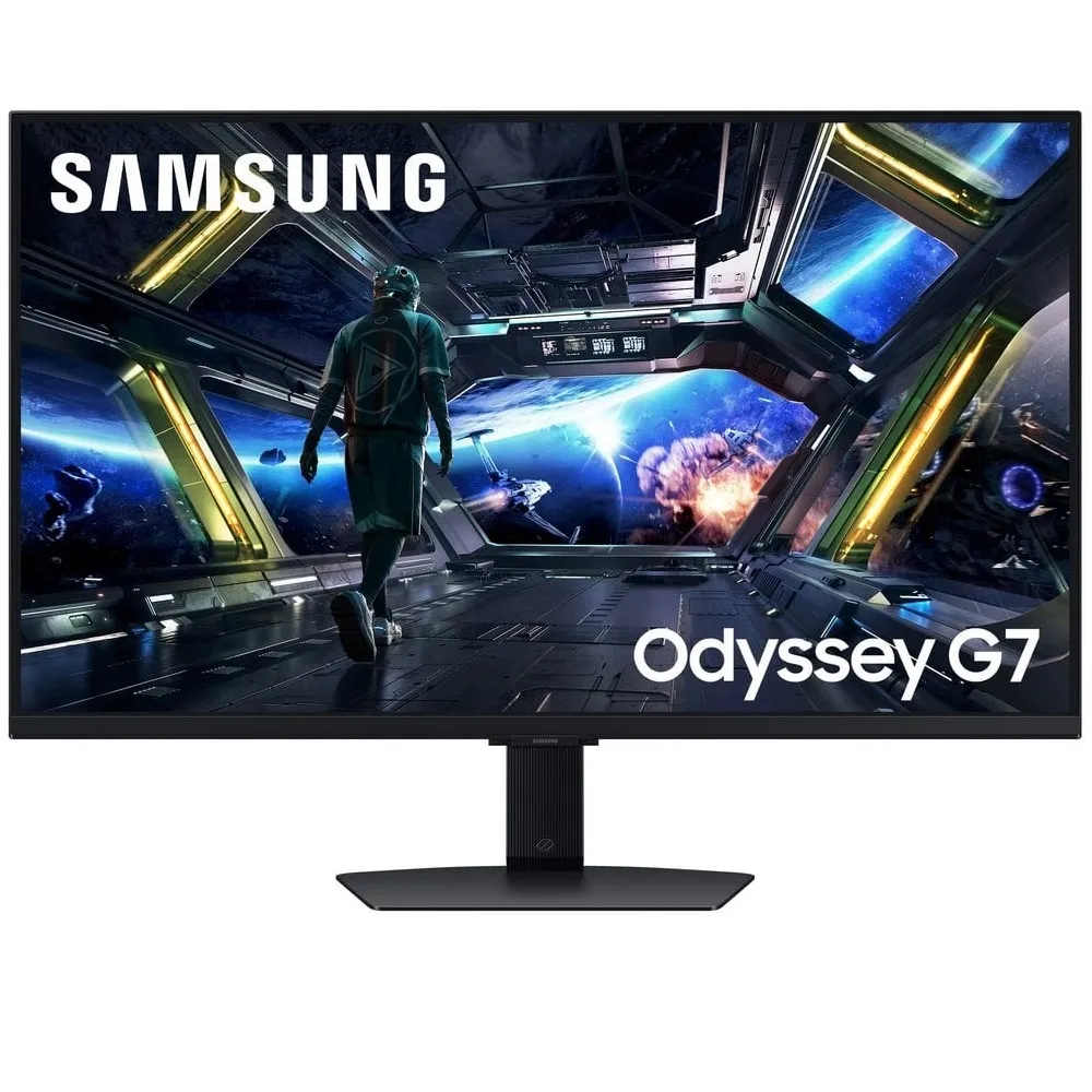Монiтор Samsung 32" Odyssey G7 G70D (LS32DG700EZXUA) IPS Black 144Hz - зображення 1