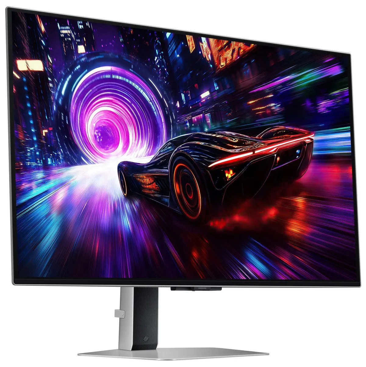 Монітор Samsung 32" Odyssey G8 G81SF (LS32FG812SIXUA) OLED Silver 240Hz - мініатюра 2