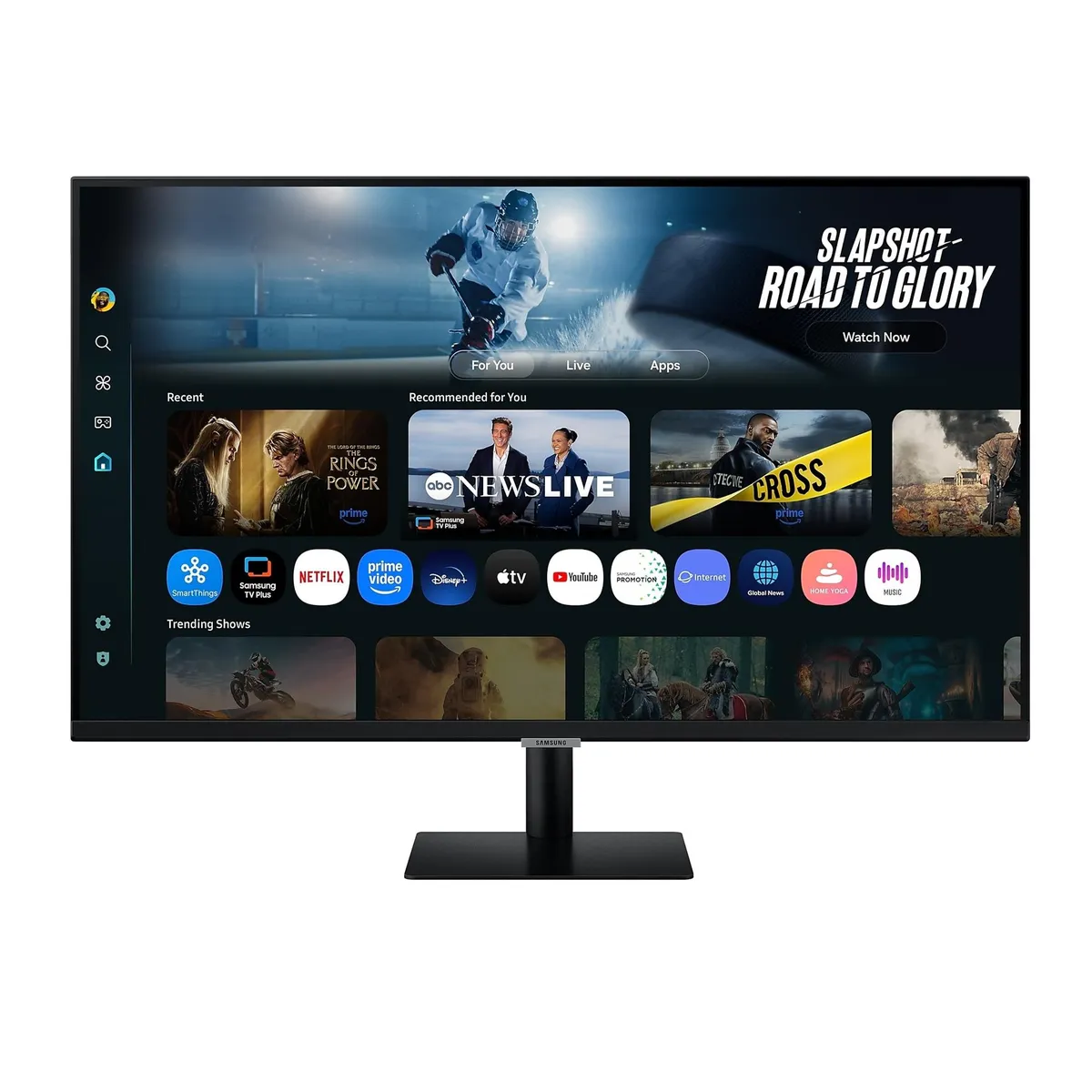 Монiтор Samsung 32" Smart Monitor M7 (LS32FM702UZXUA) VA Black - мініатюра 10