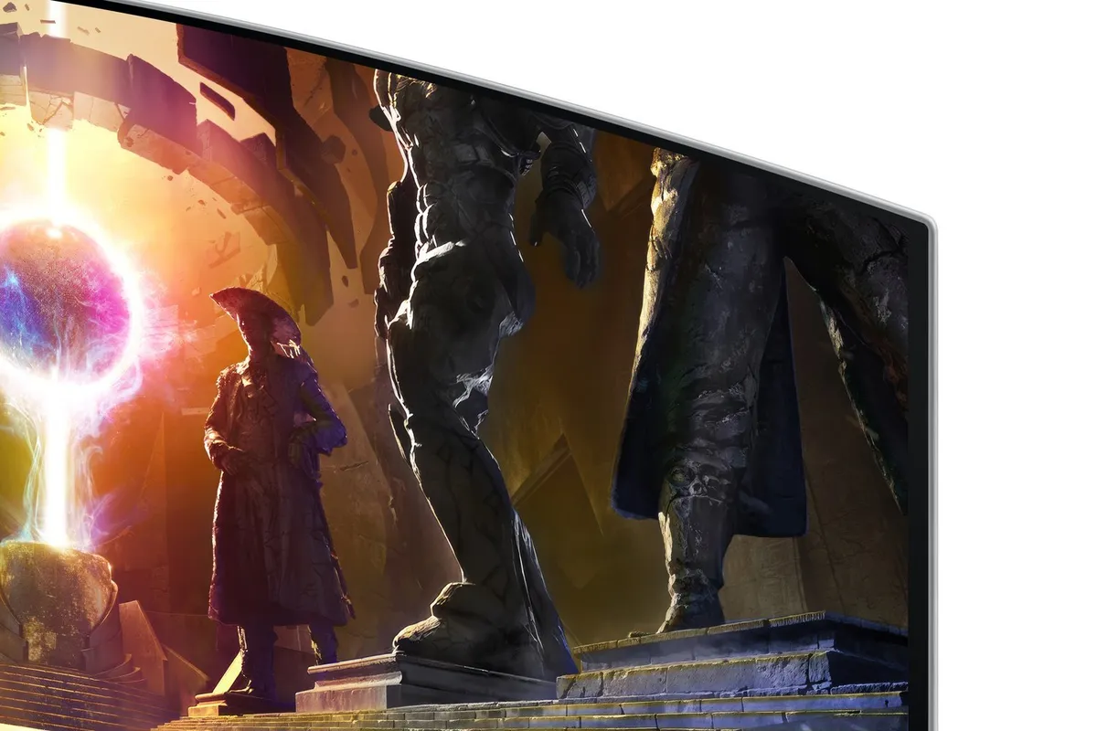 Монітор Samsung 34" LS34DG852 (LS34DG852SZXUA) OLED Black Curved 175Hz - мініатюра 12