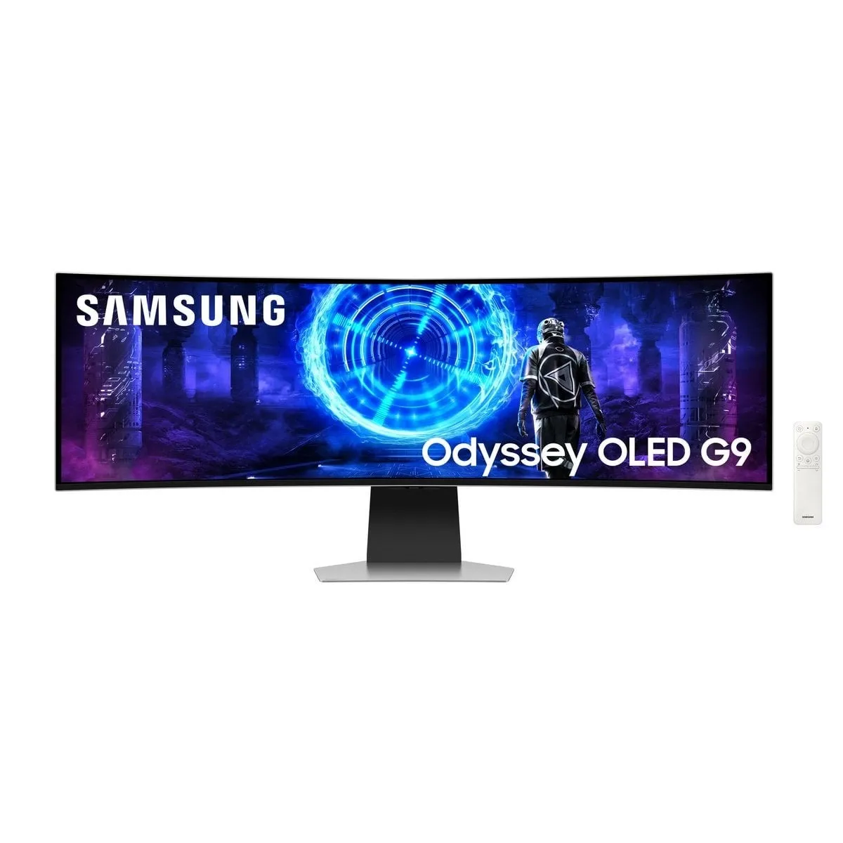 Монітор Samsung 49" Odyssey OLED G9 (LS49DG952SZXUA) Black/White Curved 240Hz - зображення 1