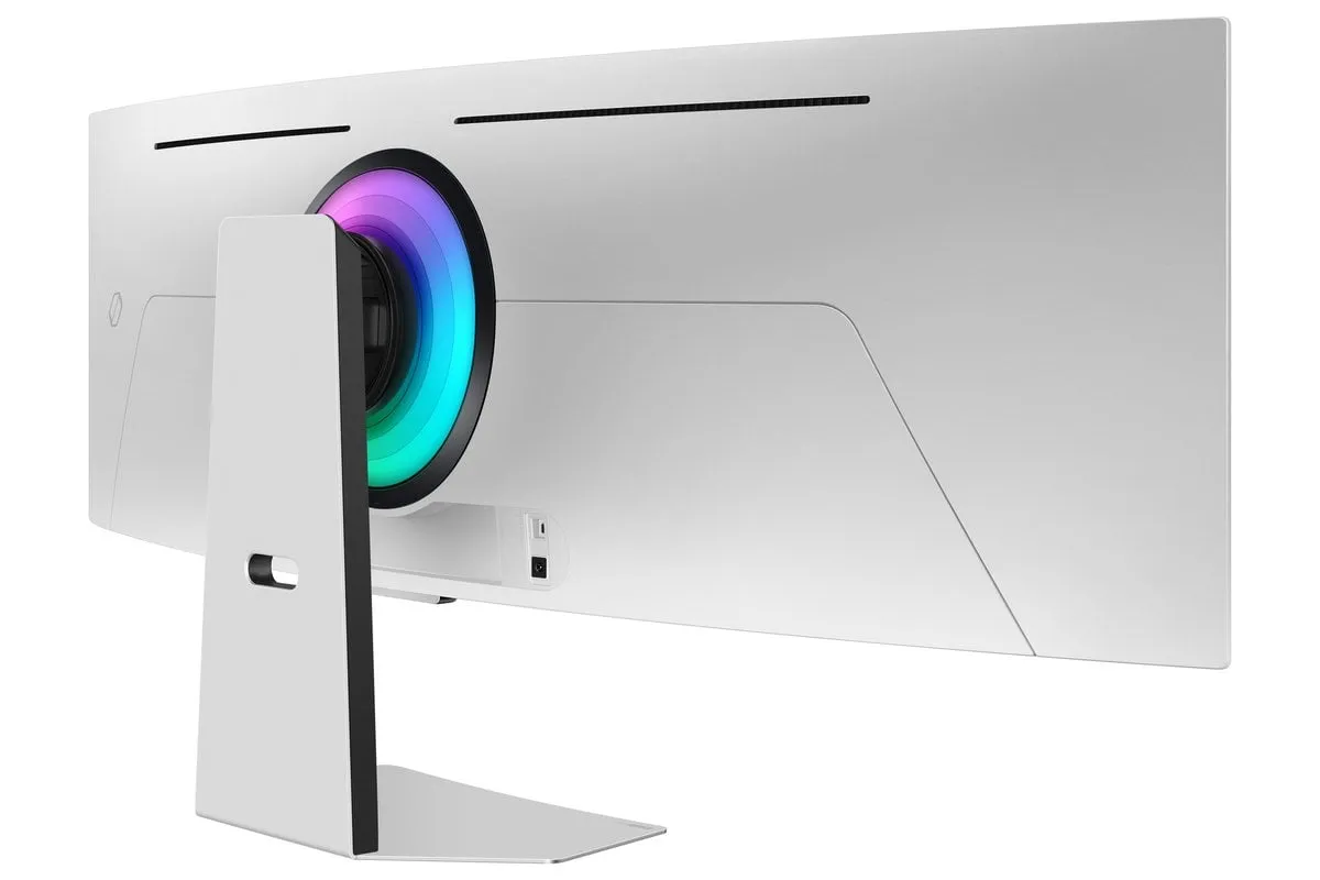 Монітор Samsung 49" Odyssey OLED G9 (LS49DG952SZXUA) Black/White Curved 240Hz - мініатюра 8