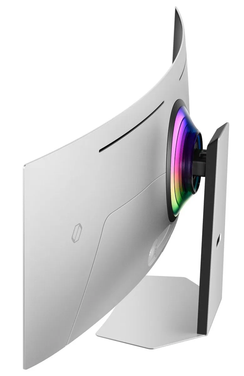 Монітор Samsung 49" Odyssey OLED G9 (LS49DG952SZXUA) Black/White Curved 240Hz - мініатюра 9