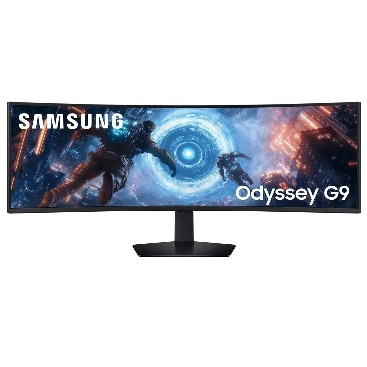 Монітор Samsung 49" Odyssey G9 (LS49FG916EIXUA) VA Black Curved 144Hz - зображення 1