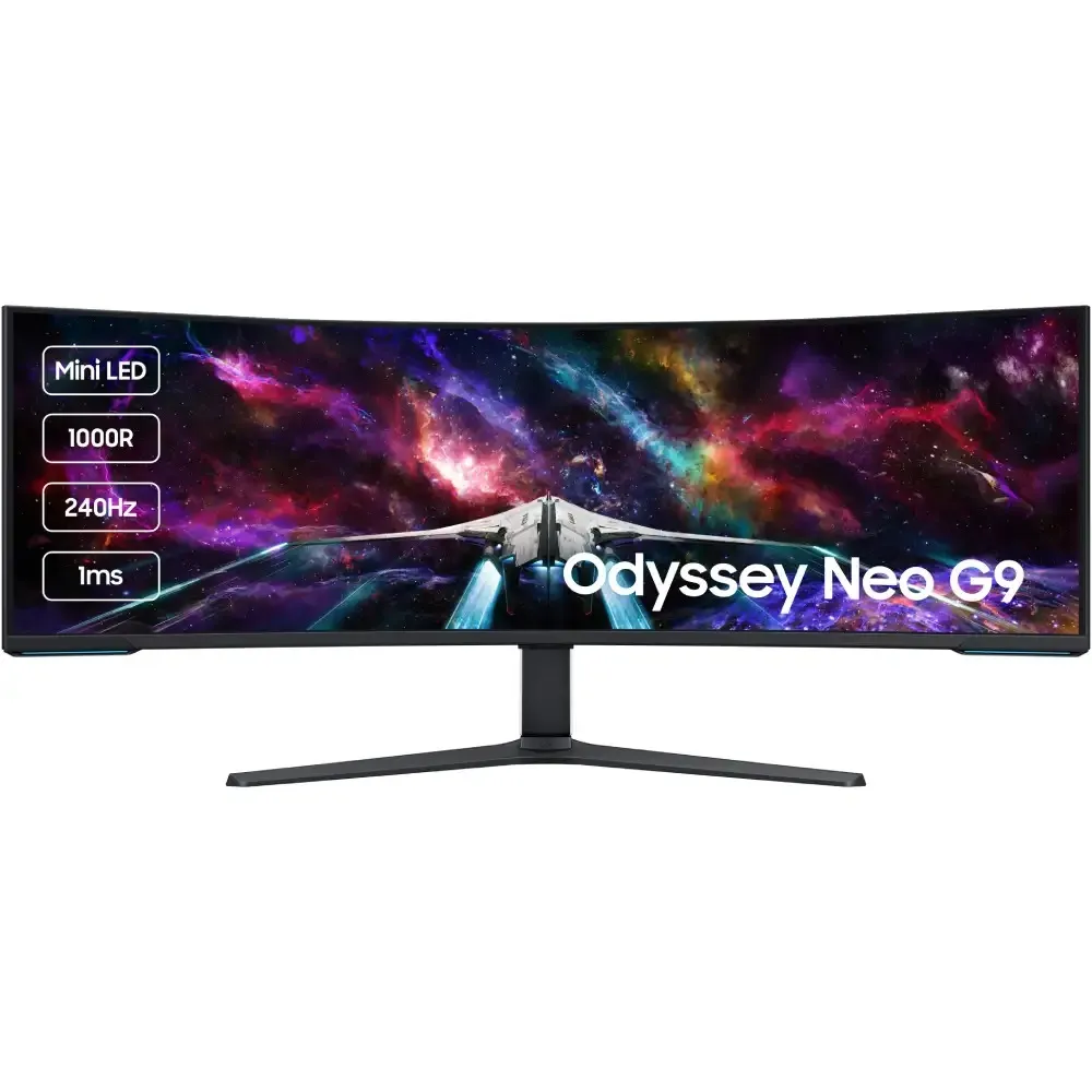 Монітор Samsung 57" Odyssey Neo G9 G95NC (LS57CG952NZXUA) Black/White Curved VA 240Hz - зображення 1