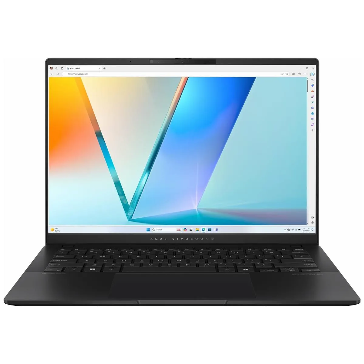 Ноутбук Asus Vivobook S 14 OLED M5406KA-SF149 (90NB15W3-M008F0) Neutral Black - зображення 1