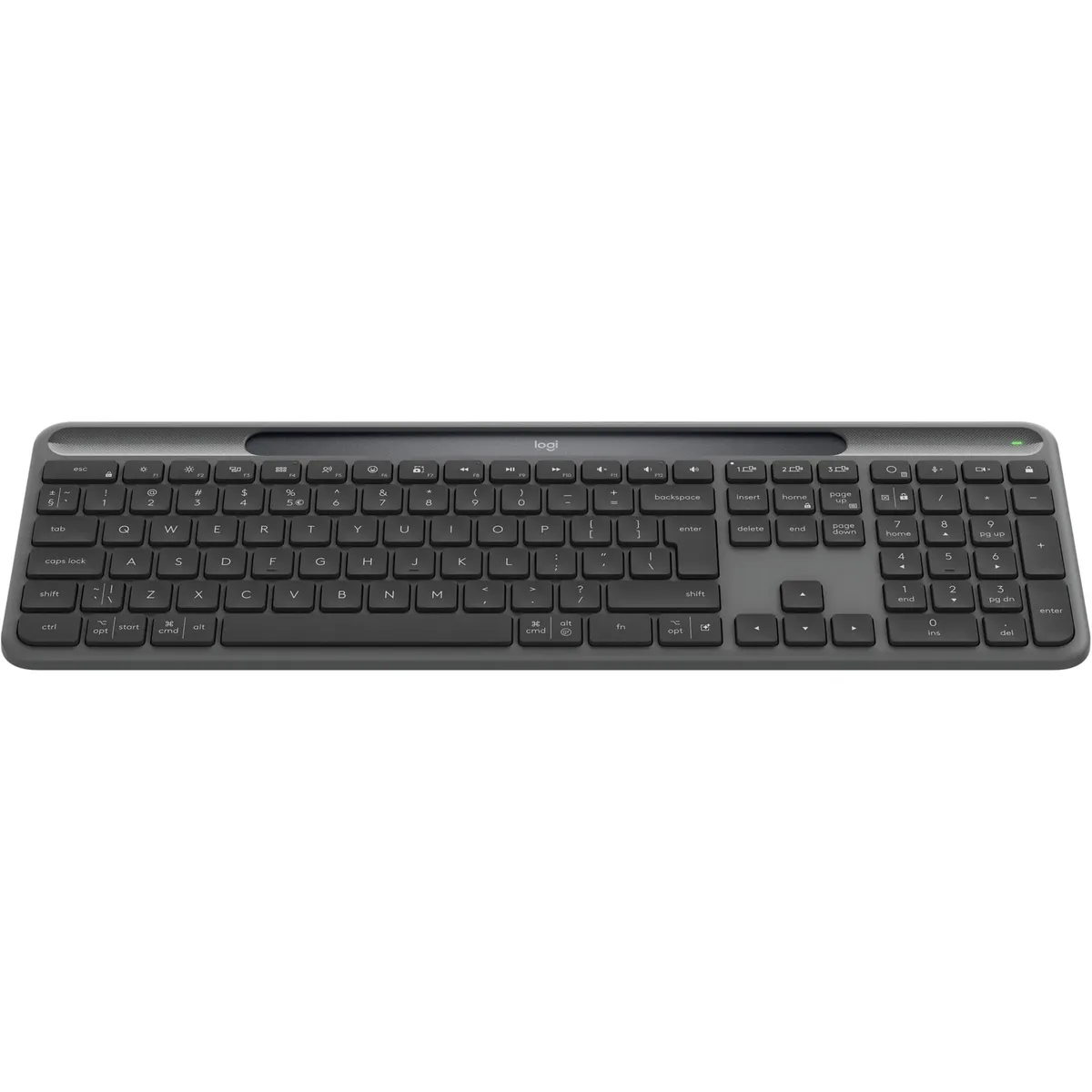 Клавiатура бездротова Logitech Slim Solar+ for Business Graphite (920-013779) - мініатюра 2