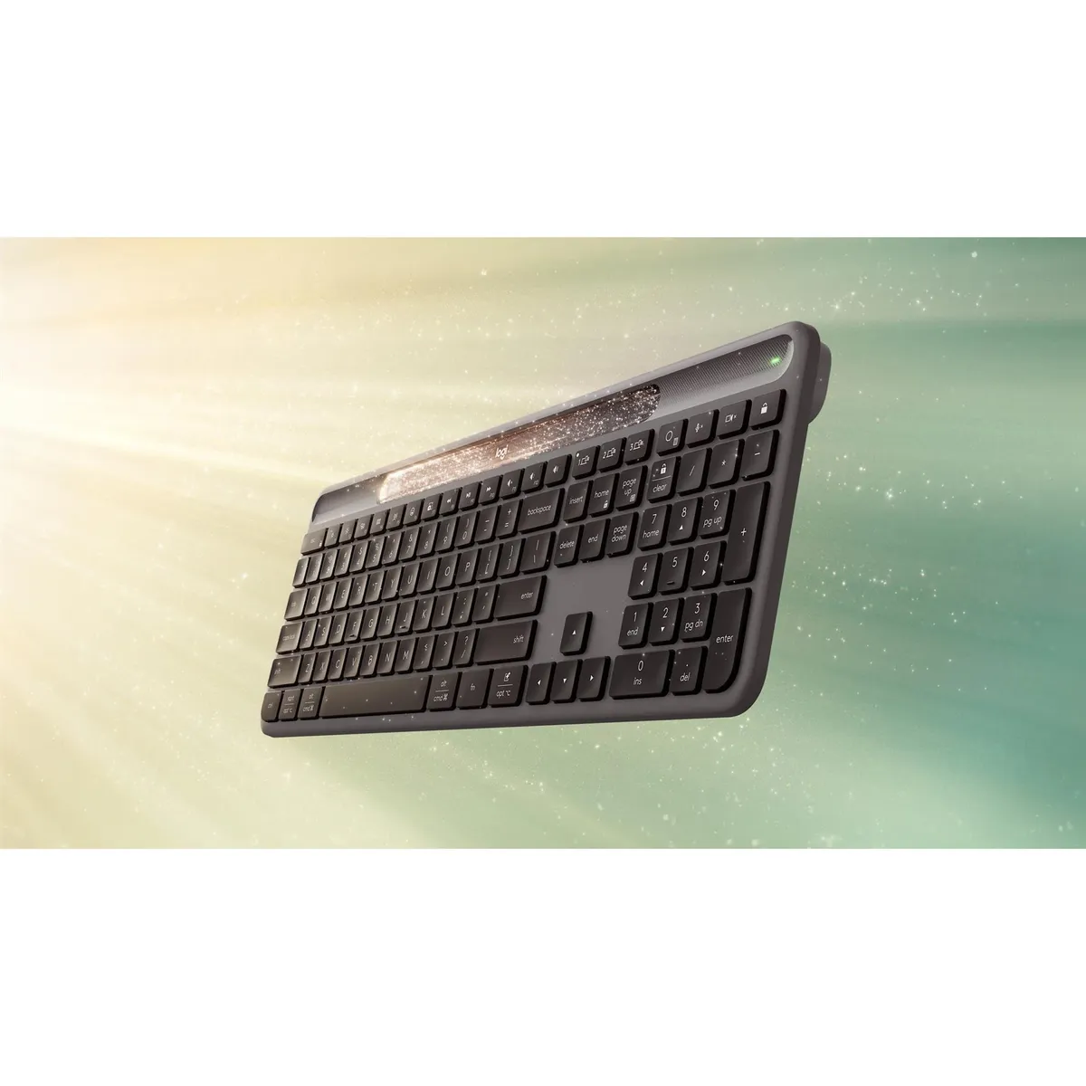 Клавiатура бездротова Logitech Slim Solar+ for Business Graphite (920-013779) - мініатюра 7