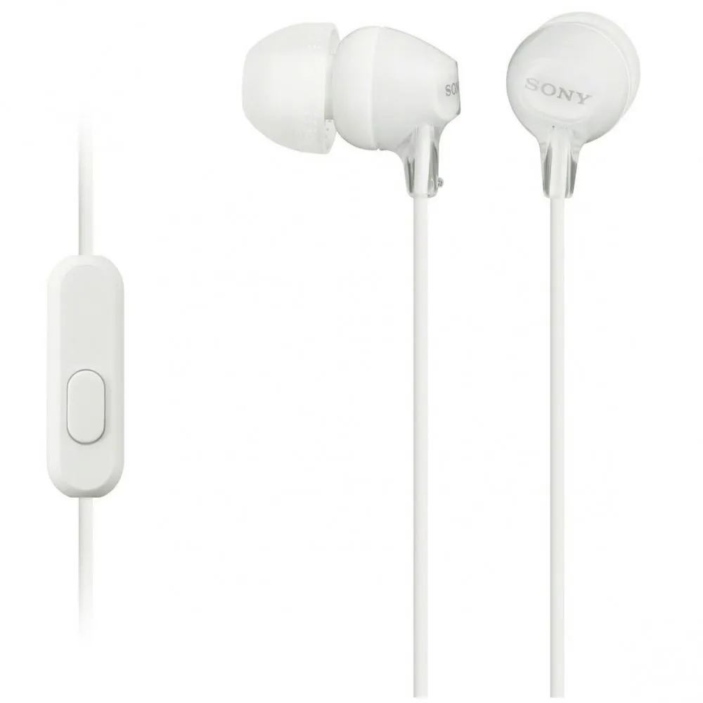 Гарнітура Sony MDR-EX15AP White - зображення 1