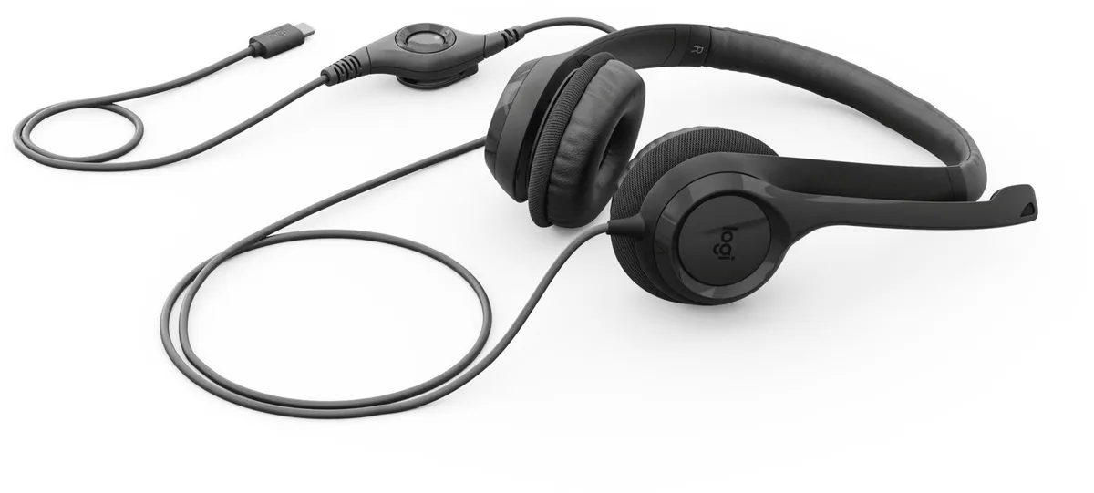 Гарнітура Logitech H390 USB-C Midnight Black (981-001576) - мініатюра 5