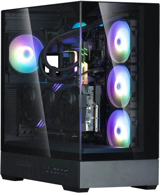 Корпус Zalman P40 Prism Plus Black без БЖ - мініатюра 8