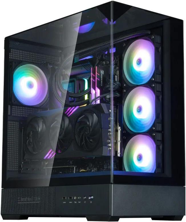 Корпус Zalman P40 Prism Plus Black без БЖ - мініатюра 9
