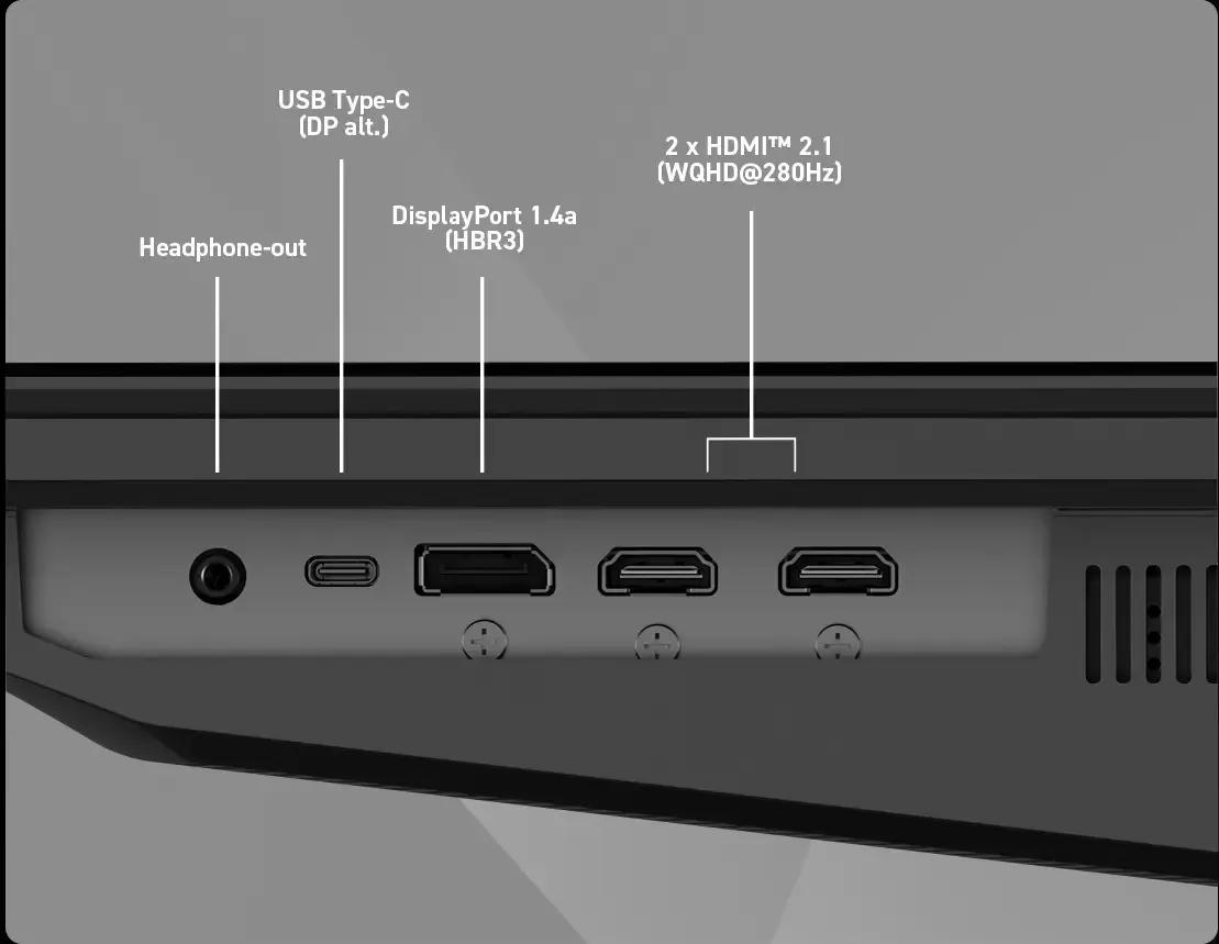 Монітор MSI 26.5" MAG 271QP QD-OLED X28 Black 280Hz - мініатюра 8
