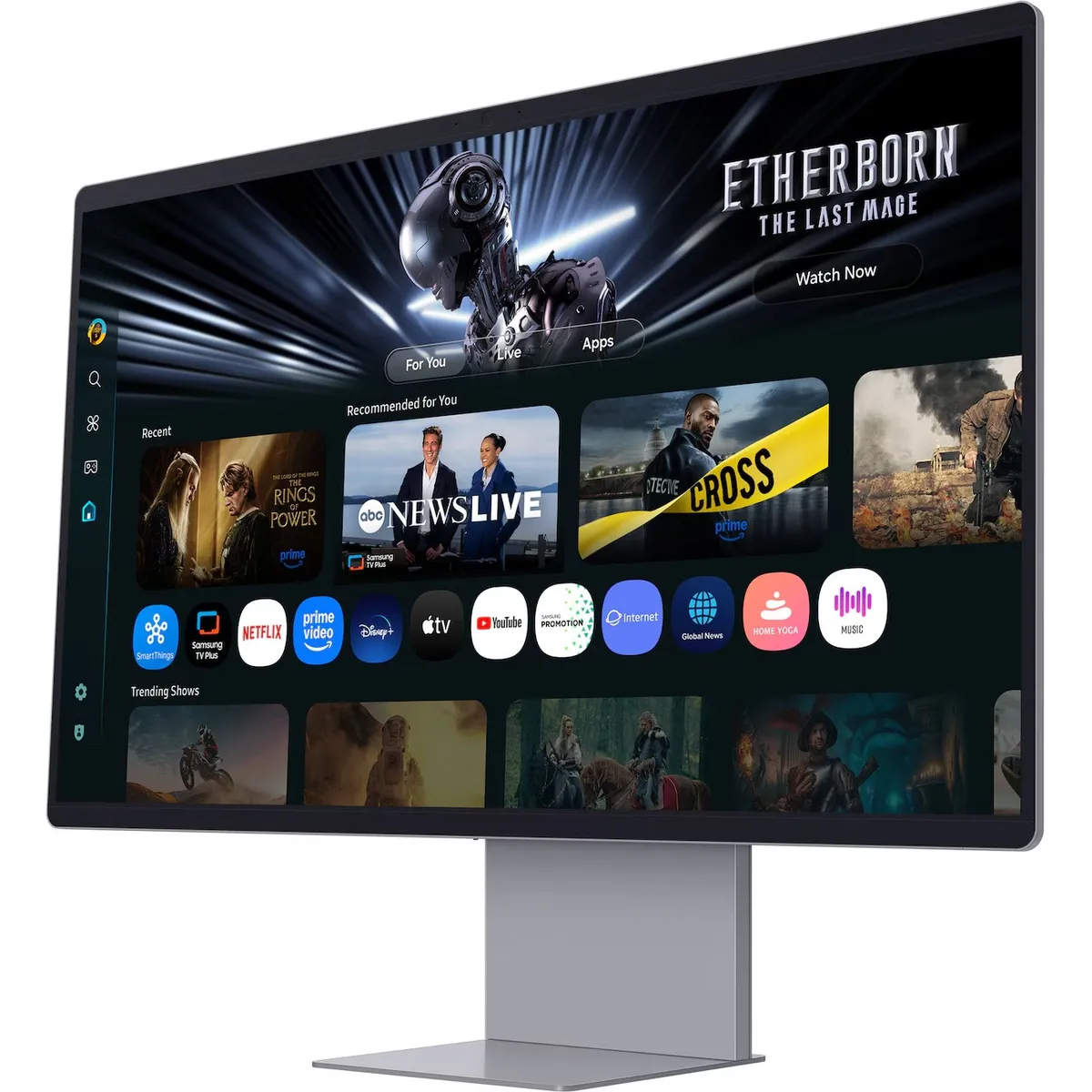 Монітор Samsung 32" Smart M9 (LS32FM902SIXUA) QD-OLED Black 165Hz - мініатюра 11