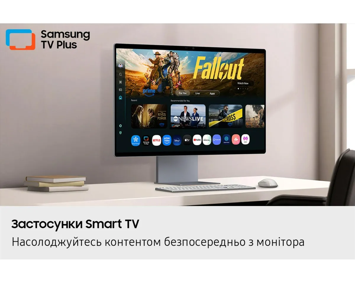 Монітор Samsung 32" Smart M9 (LS32FM902SIXUA) QD-OLED Black 165Hz - мініатюра 19