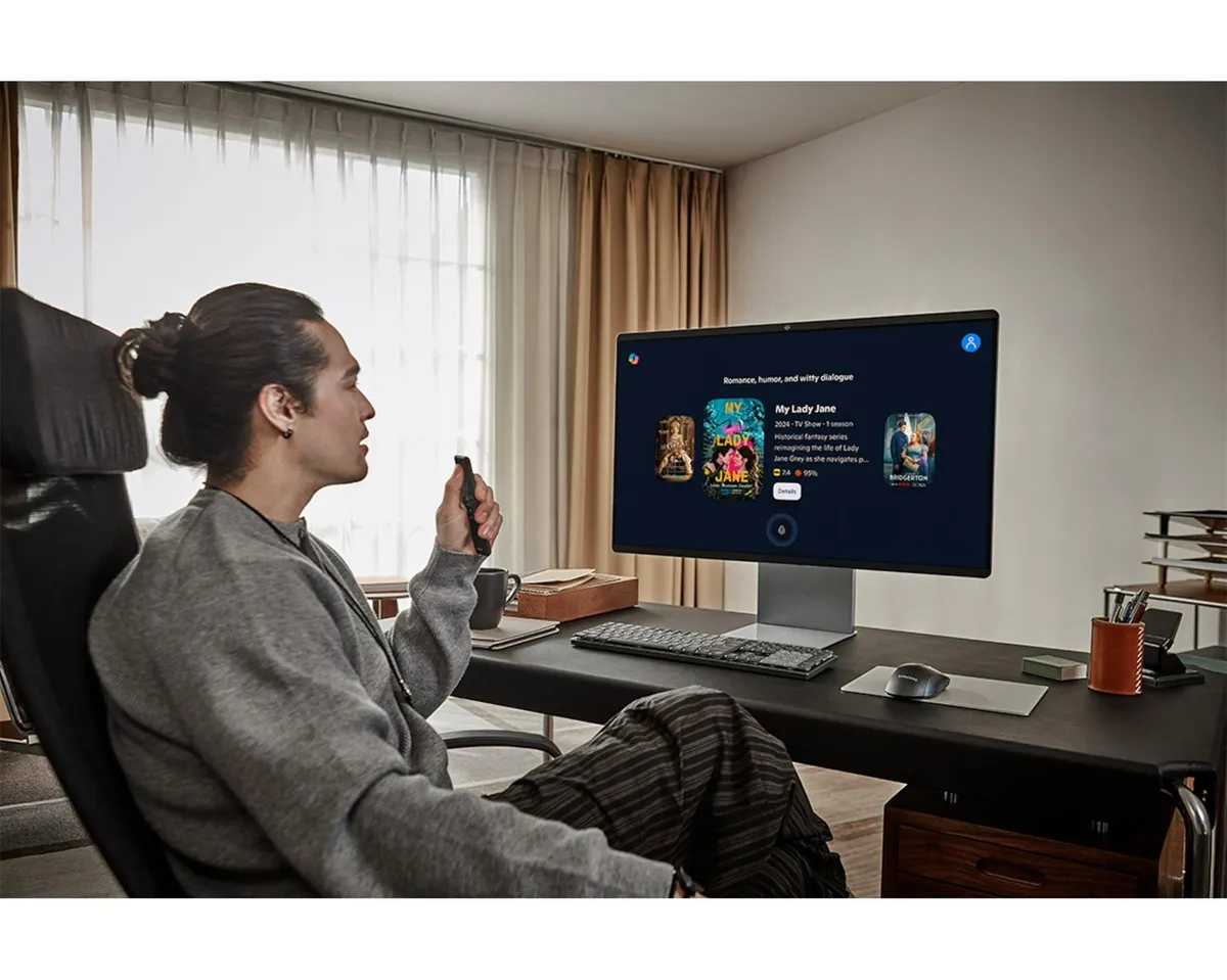 Монітор Samsung 32" Smart M9 (LS32FM902SIXUA) QD-OLED Black 165Hz - мініатюра 20