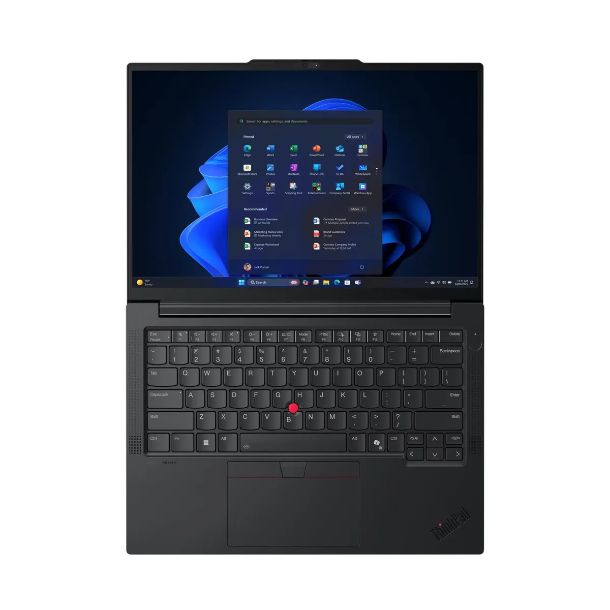 Ноутбук Lenovo ThinkPad E14 Gen 7 (21SYS0AN00) Black - мініатюра 6