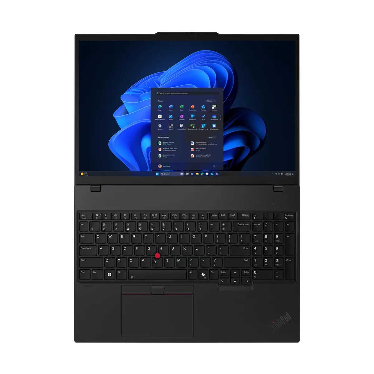 Ноутбук Lenovo ThinkPad T16 Gen 4 (21QE004ERA) Black - мініатюра 3