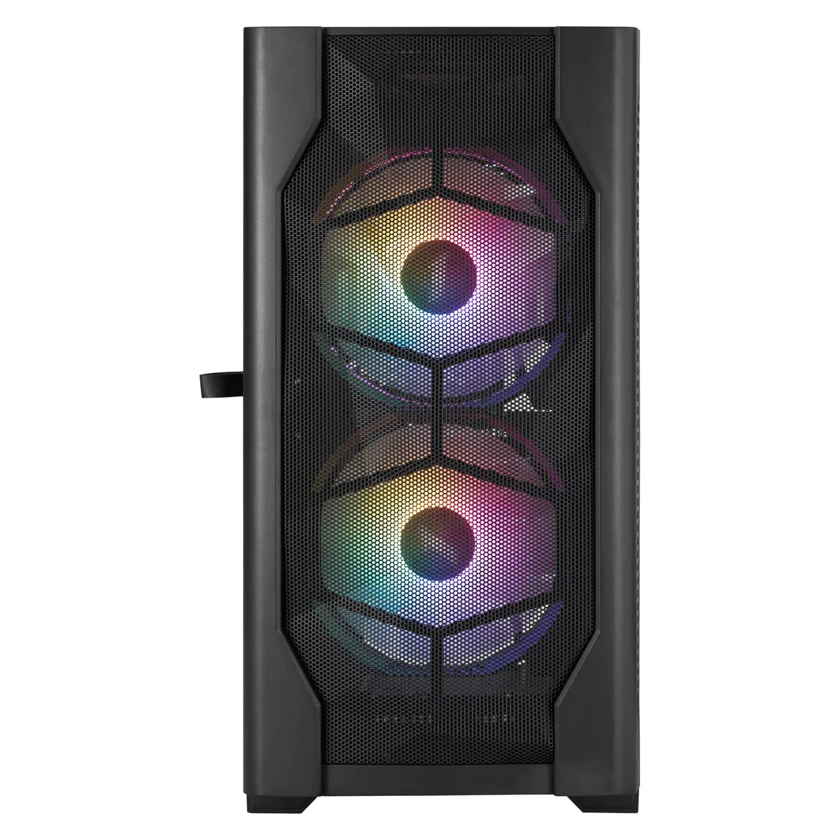 Корпус 1stPlayer D4-M-BK-2F1P-1F1 Black - мініатюра 9