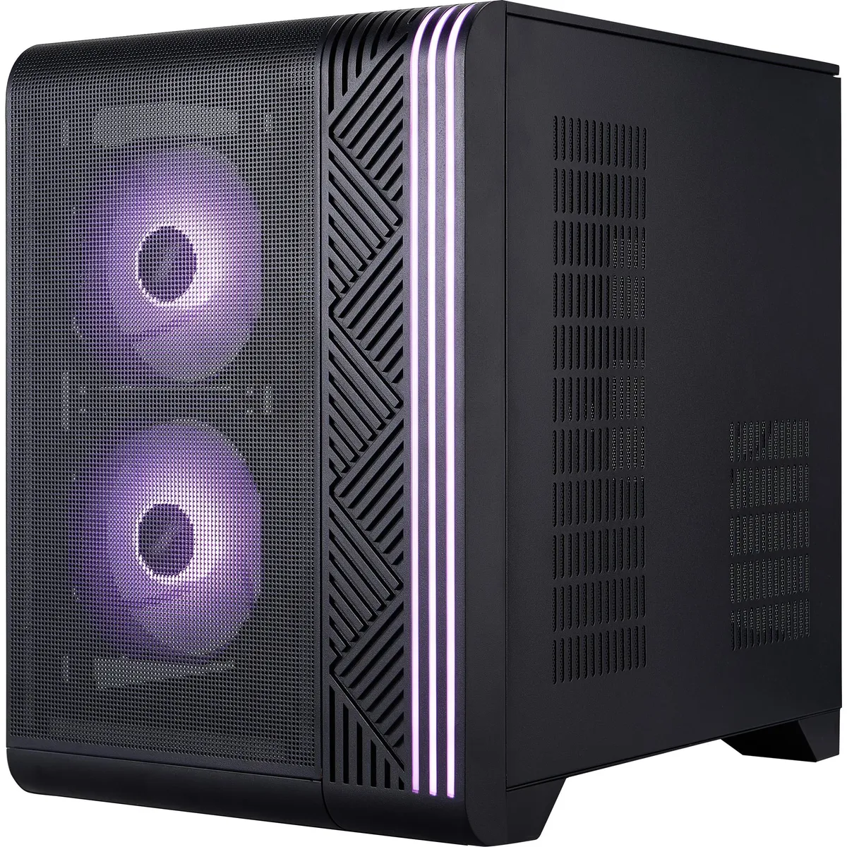 Корпус 1stPlayer VT5-BK-3F7 Black - мініатюра 10