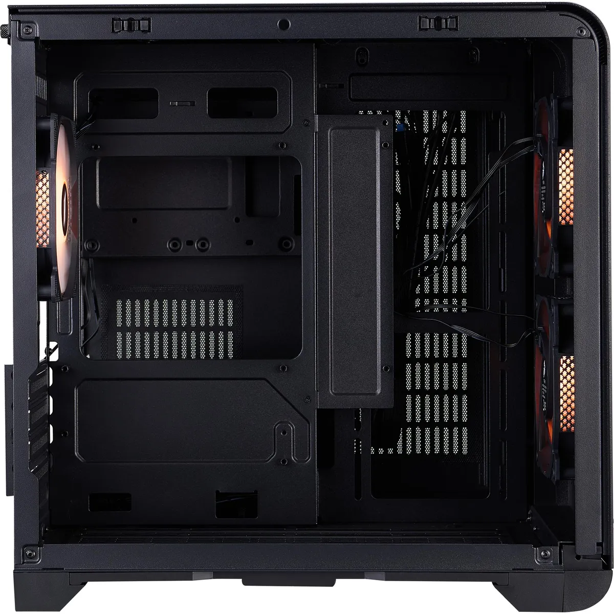 Корпус 1stPlayer VT5-BK-3F7 Black - мініатюра 6