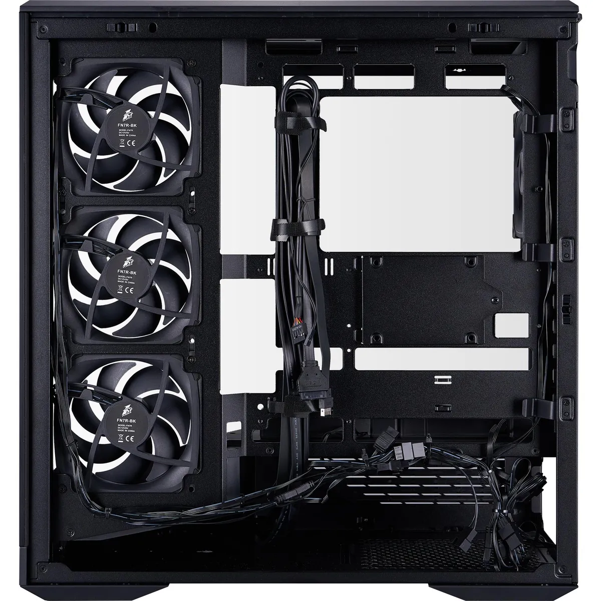 Корпус 1stPlayer GM7-BK-3FN7R-1FN7 Black - мініатюра 5