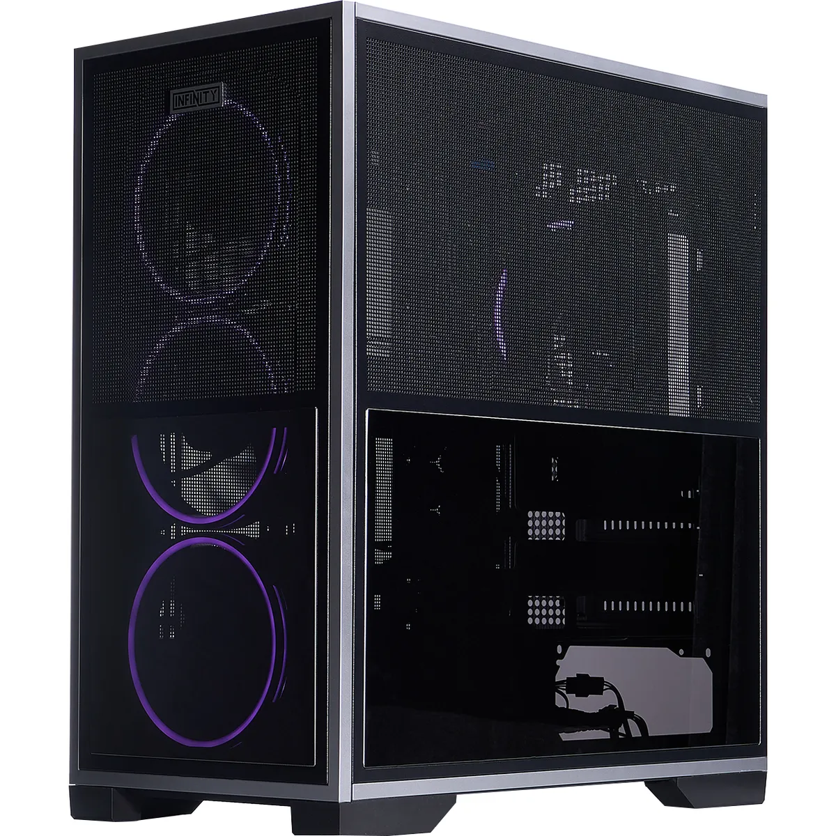 Корпус 1stPlayer IF8-BK-4FO7-14 Black - мініатюра 6