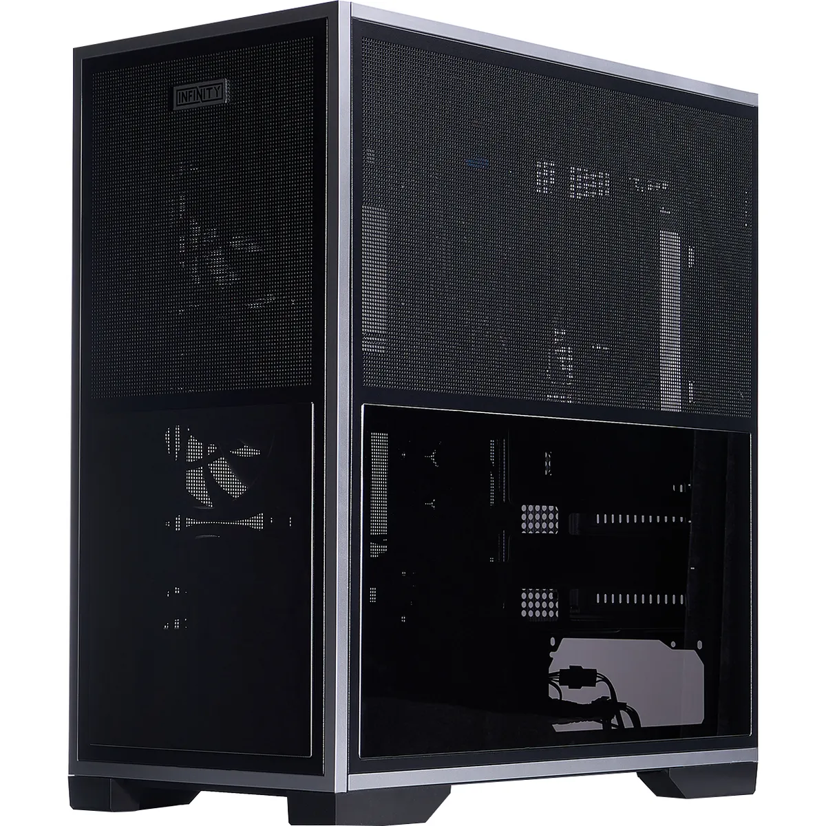 Корпус 1stPlayer IF8-BK-4FO7-14 Black - мініатюра 7