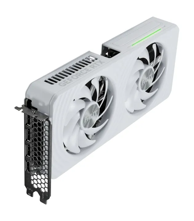 Відеокарта GF RTX 5060 Ti  8GB GDDR7 White OC Palit (NE7506TU19P1-GB2062M) - мініатюра 3
