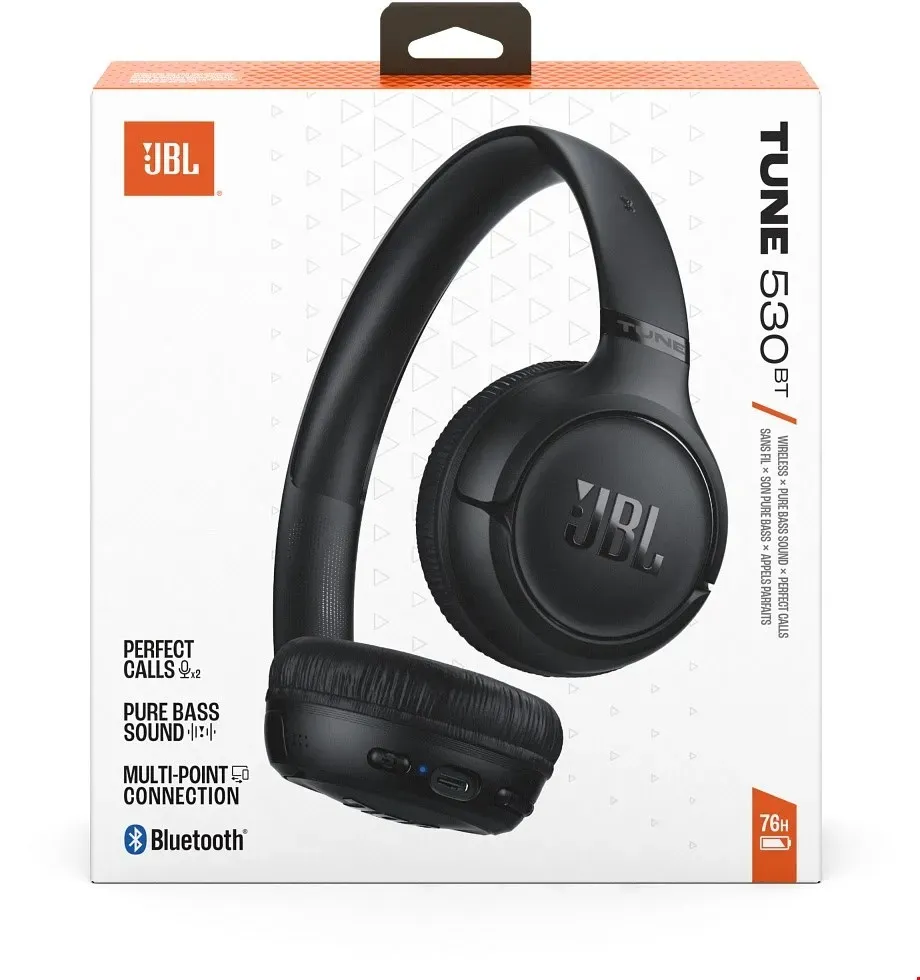 Bluetooth-гарнітура JBL Tune 530BT Black (JBLT530BTBLKEU) - зображення 1