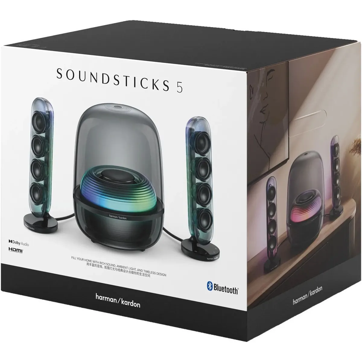 Акустична система Harman/Kardon SoundSticks 5 Black (HKSOUNDSTK5BEP) - мініатюра 13