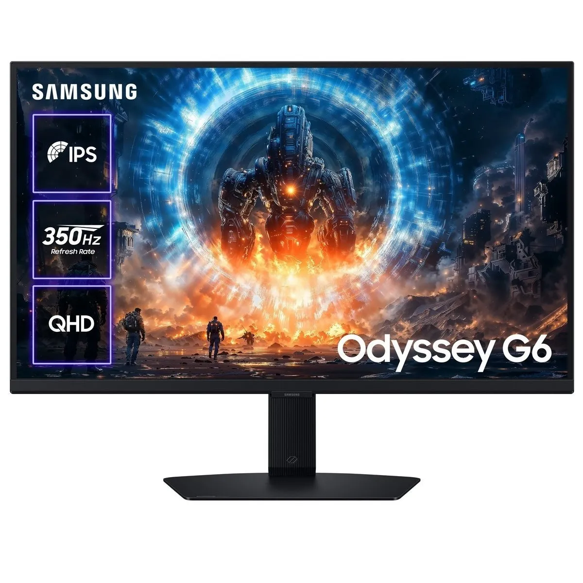 Монiтор Samsung 27" Odyssey G6 (LS27FG606EIXUA) IPS Black 350Hz - зображення 1