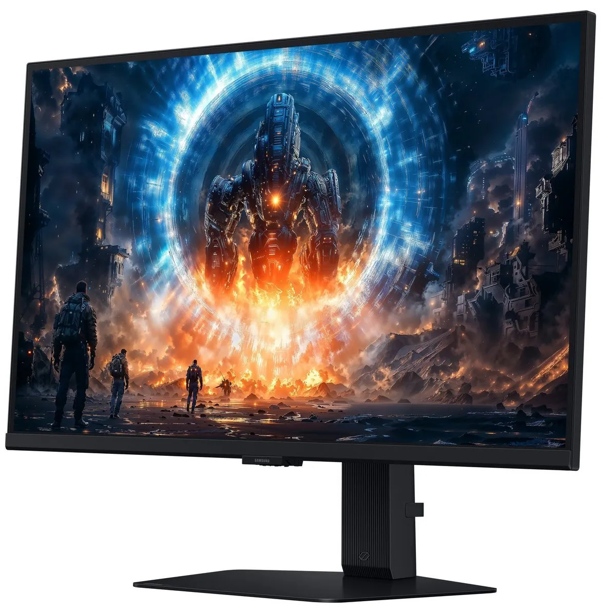 Монiтор Samsung 27" Odyssey G6 (LS27FG606EIXUA) IPS Black 350Hz - мініатюра 3