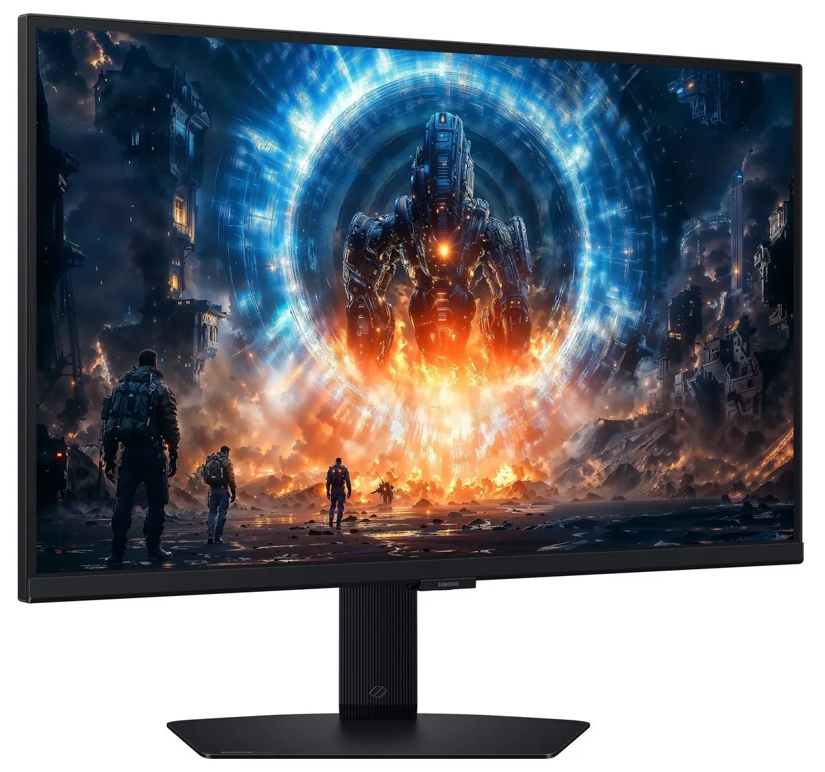Монiтор Samsung 27" Odyssey G6 (LS27FG606EIXUA) IPS Black 350Hz - мініатюра 4