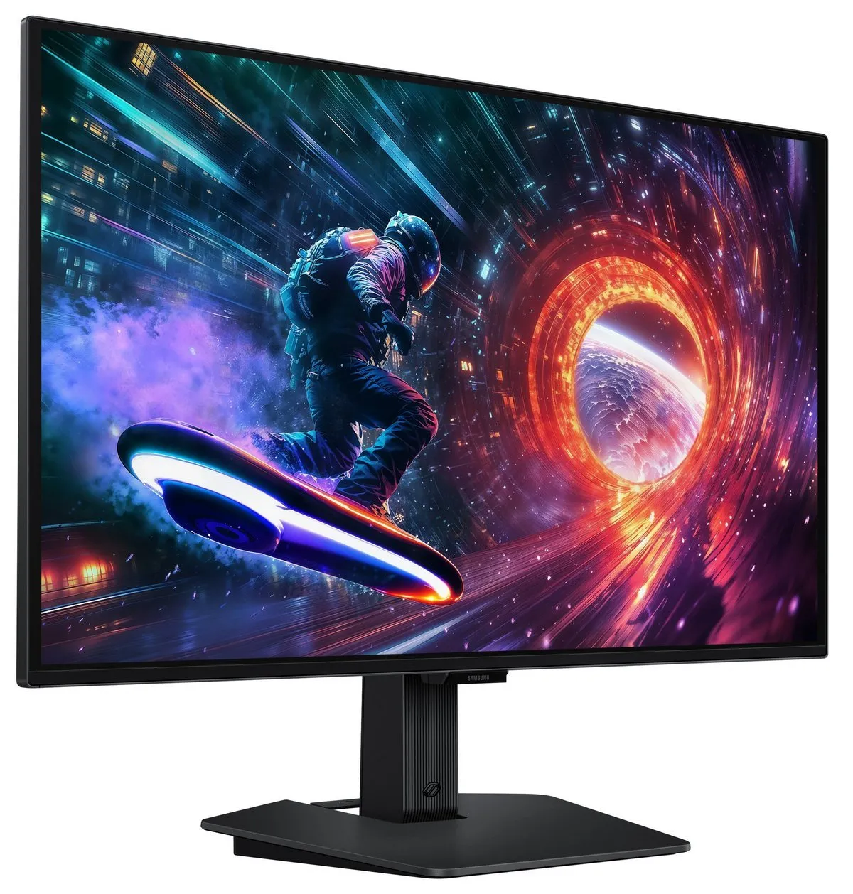 Монiтор Samsung 27" Odyssey G5 (LS27FG502SIXUA) OLED Black 180Hz - мініатюра 2